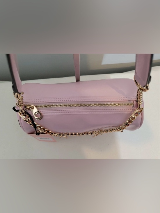 Juicy Couture Pink Patent Barrel Shoulder Bag with Gold Chain Charm NWT main image 7